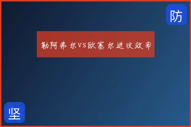 勒阿弗尔vs欧塞尔进攻效率
